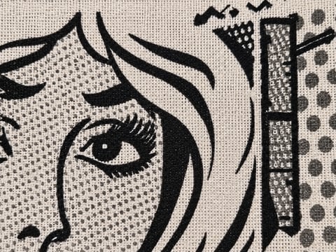 Ilustración en blanco y negro — tela 31
